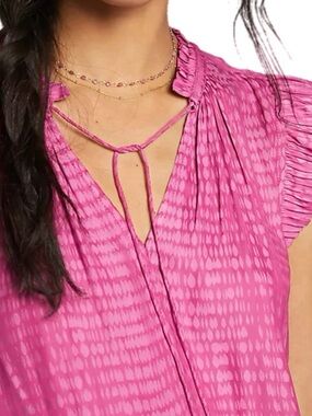 Current Air Andrea Ruffle Top Small New With Tags